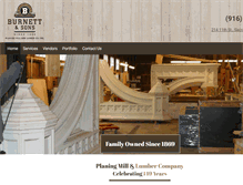Tablet Screenshot of burnett-sons.com